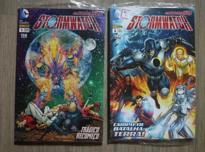 Stormwatch + Edge - Os Novos 52 - Coleção completa HQs DC