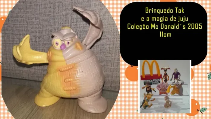 Brinquedo Tak e a magia de juju Coleção Mc Donald´s 2005
