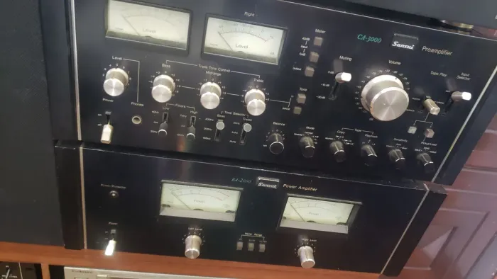 Super Kit Sansui CA-3000 + BA-2000 - Vintages