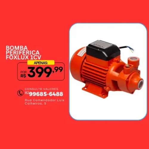 BOMBA PERIFÉRICA 1 CV FOXLUX 