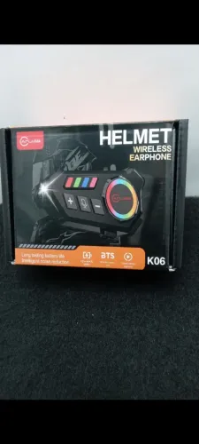 FONE BLUETOOTH COM MICROFONE K06 PARA CAPACETE . * NOVO *