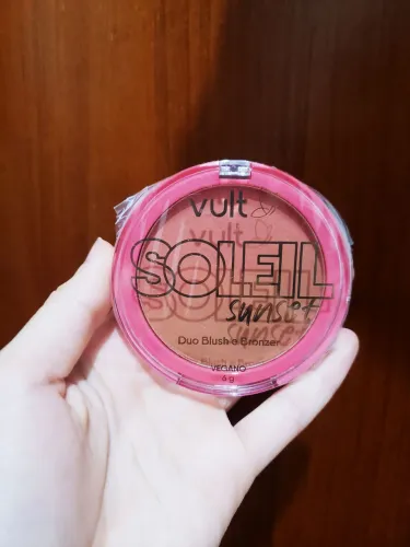 Pó Compacto Duo Blush e Bronzer Soleil Sunset 6g