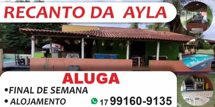 alugo chacara final semana e alojamento