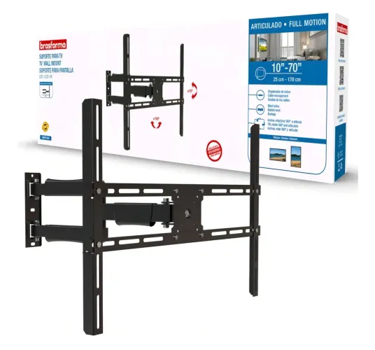 Suporte Articulado para TV 10 a 70 Brasforma