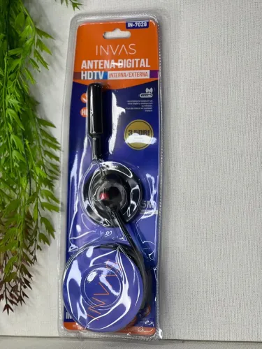 ANTENA DIGITAL HDTV Cabo de 5 metros Sinal limpo e estável