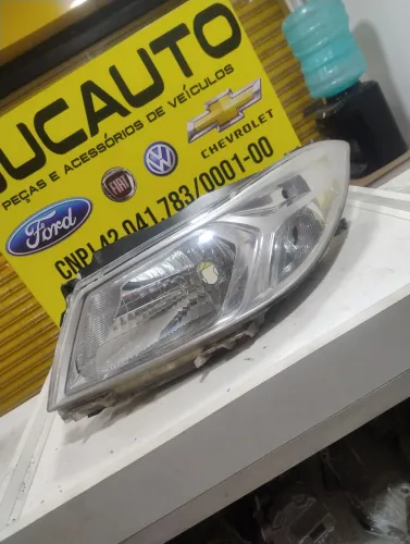 farol do onix cromado lado motorista 2013 a 2017