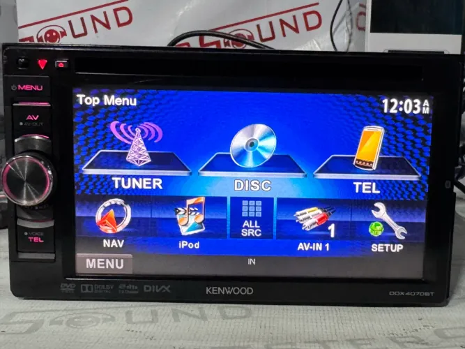 Multimídia 7? dvd cd usb Bluetooth radio kenwood na promoção so 799,99