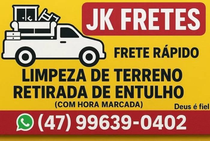 Faco frete e limpeza de terreno fazemos roçadas.....