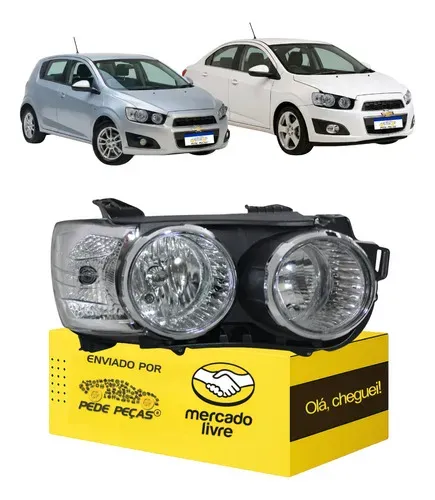 Farol Sinaleira Gm Sonic 2012 2013 2014 Lt Ltz Effect L.d Direito/passageiro