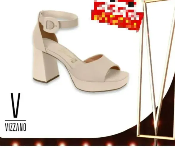 Sandália de salto