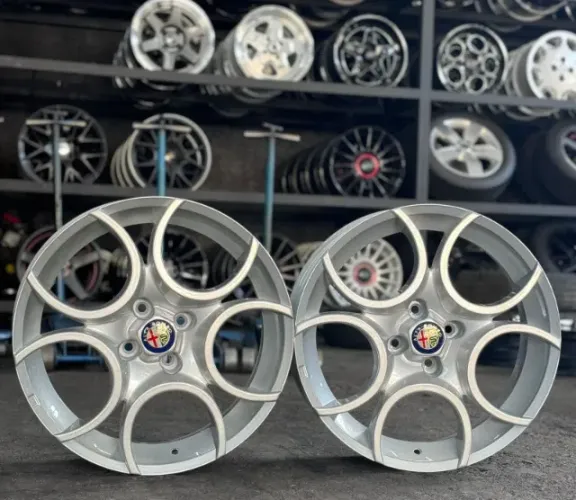 Rodas Alfa Romeo Giulia aro 17 Furação 4X98