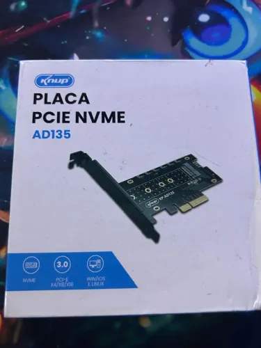 Placa Adaptador Ssd M2 M.2 Nvme Knup Pci-e Express 4x 8x 16x