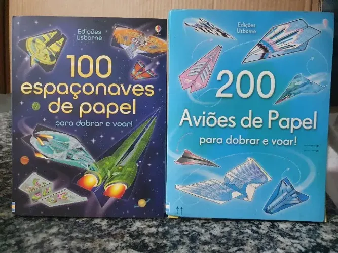 Coleção Para Dobrar e Voar da Editora Usberco com 2 livros