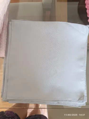 Guardanapo de Mesa Cinza para Bife novo