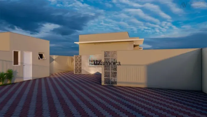 Casa com piscina em condomínio em Itanhaém/SP