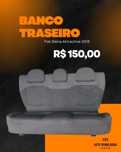 Banco traseiro Siena Atractive 2013