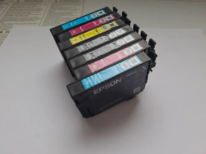 Lote de 7 cartuchos Epson 296 usado