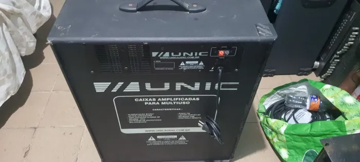 Caixa de Som Amplificada Aunic Multiuso