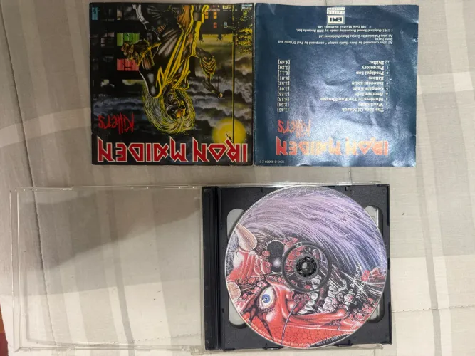 Cd iron maiden importado killers duplo raridade