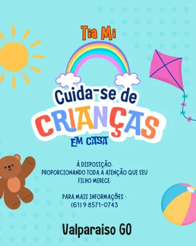 Cuida-se de crianças em casa / babá