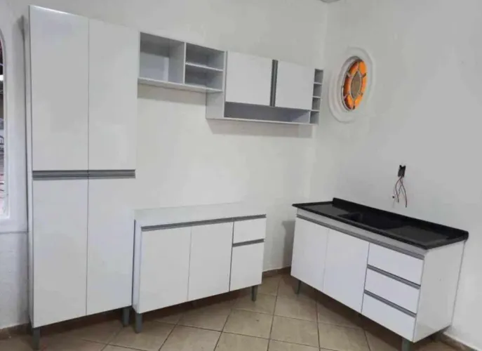 Conjunto de Armários de Cozinha Branco