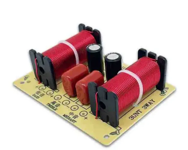 crossover divisor de frequências 3 vias 150w agudos médios graves bass treble mid ranger