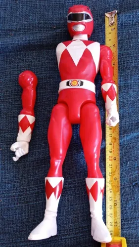 Boneco Power Rangers Vermelho 2021 Original