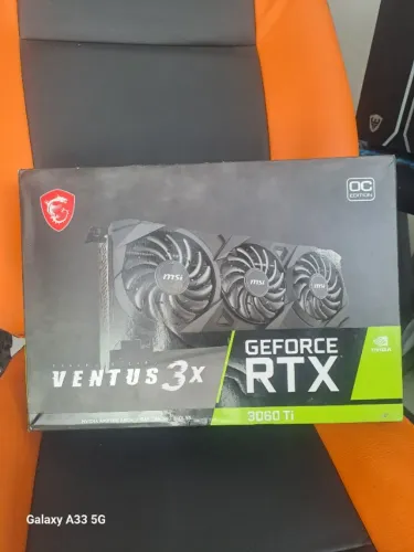 CAIXA VAZIA VGA MSI RTX 3060TI - Sem detalhes