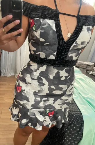 Vestido de Festa Camuflado