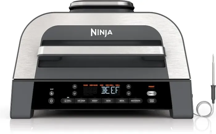 Ninja DG551 Foodi Smart XL Churrasqueira interna 6 em 1