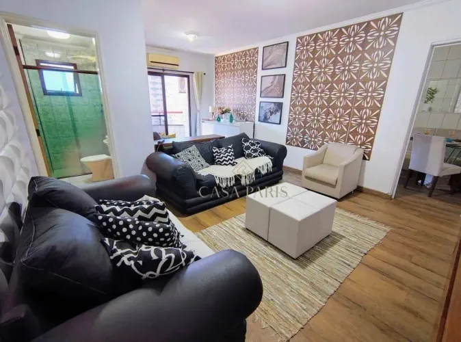 Apartamento MOBILIADO com 1 dormitório à venda, 74 m² por R$ 330.000 - Tupi - Praia Grande