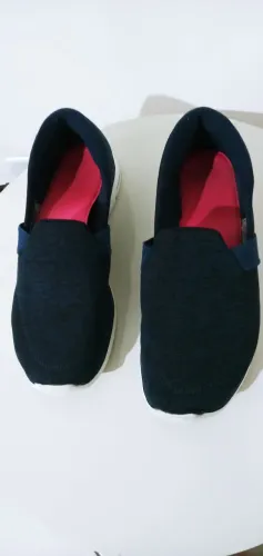 Tênis Olympikus Slip On ( modelo: Angel 3) Tam.39. Azul Marinho / Usado.