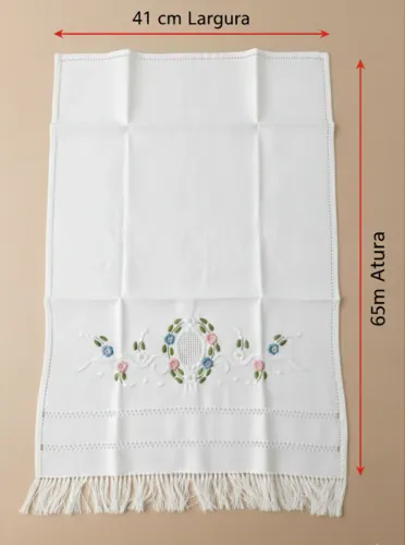 Toalhinha bordada do Ceará NOVA, tam. 65cmX 41cm
