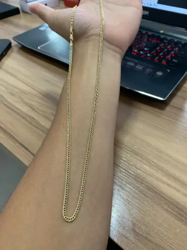 Corrente de ouro 18k seminova 