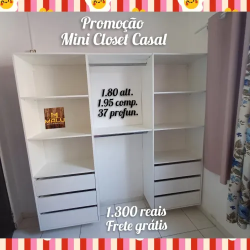 Mini closet casal 