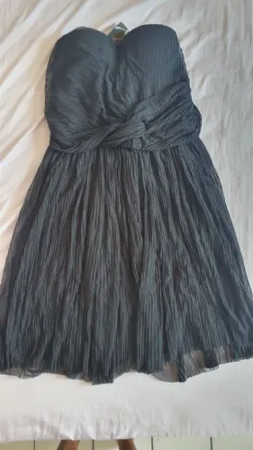 Vestido de festa preto tomara que caia novo