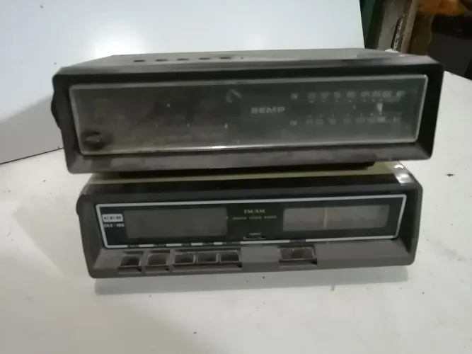 2 Rádio Relógio, Semp e Cce antigo sem teste