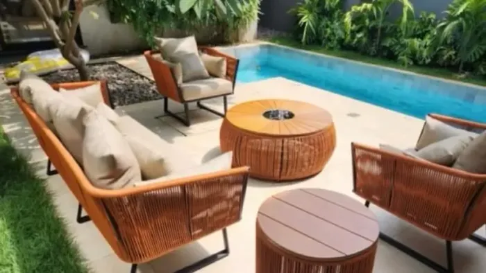 Conjunto de sofá para área externa