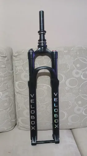 Suspensão Velobox 120MM Ar e Óleo Tappered e Boost 