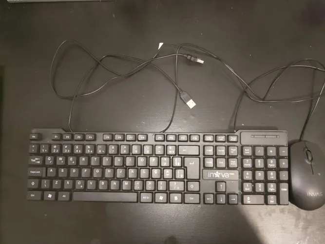 Teclado inva prime e mouse invas e hub