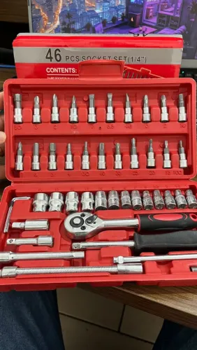 kit ferramentas soquetes 46 peças(novo lacrado)