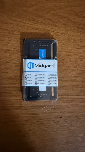 Memória DDR5 8GB 4800MHz Notebook SODIMM Midgard 