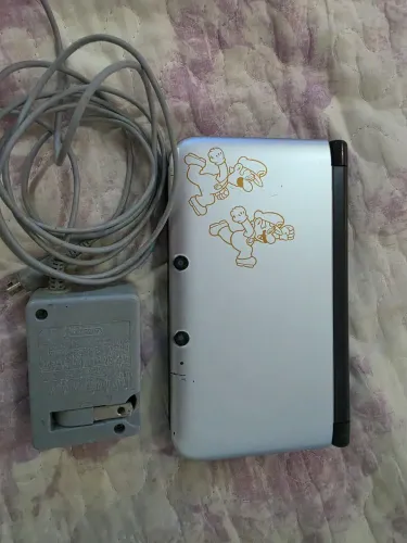 3ds Xl, Edição Especial Mario & Luigi, desbloqueado + lote de jogos originais.