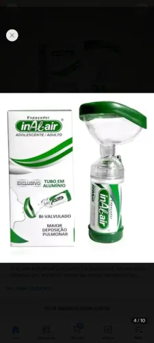 Espaçador Bi-Valvulado  - tubo de Alumínio,  novo 