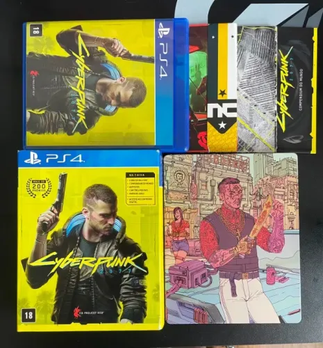 Cyberpunk 2077 Steelbook Special Edition Edição Especial Completa PS4/PS5