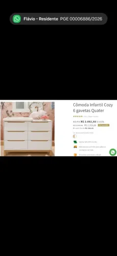 Cômoda Infantil