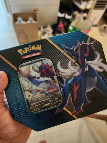 2 latas Pokemon TCG Samurott novas