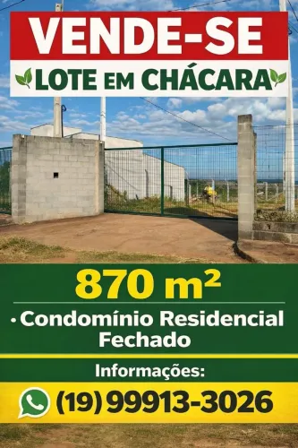 Vendo lote de chácara