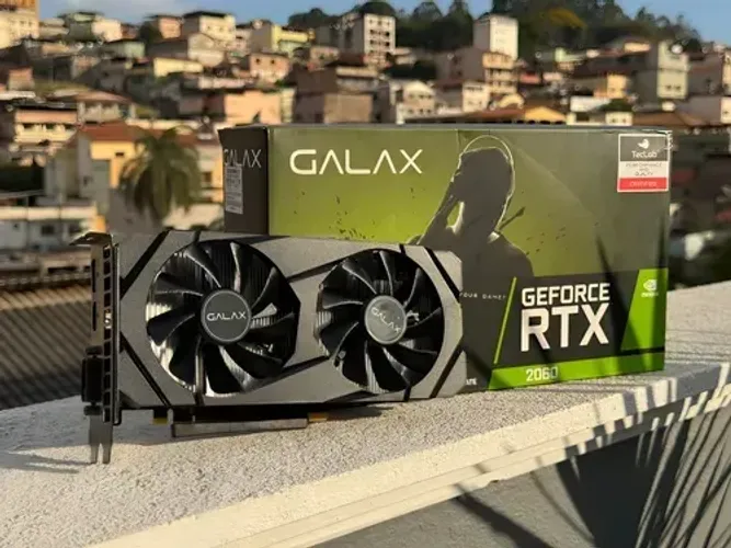 Placa de vídeo RTX 2060 GALAX 1 CLICK OC