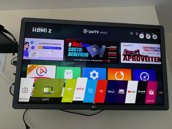 anúncio: ?Smart TV LG 32? HD + HDR | 32LM630BPSB | Wi-Fi + Bluetooth | 3 HDMI?